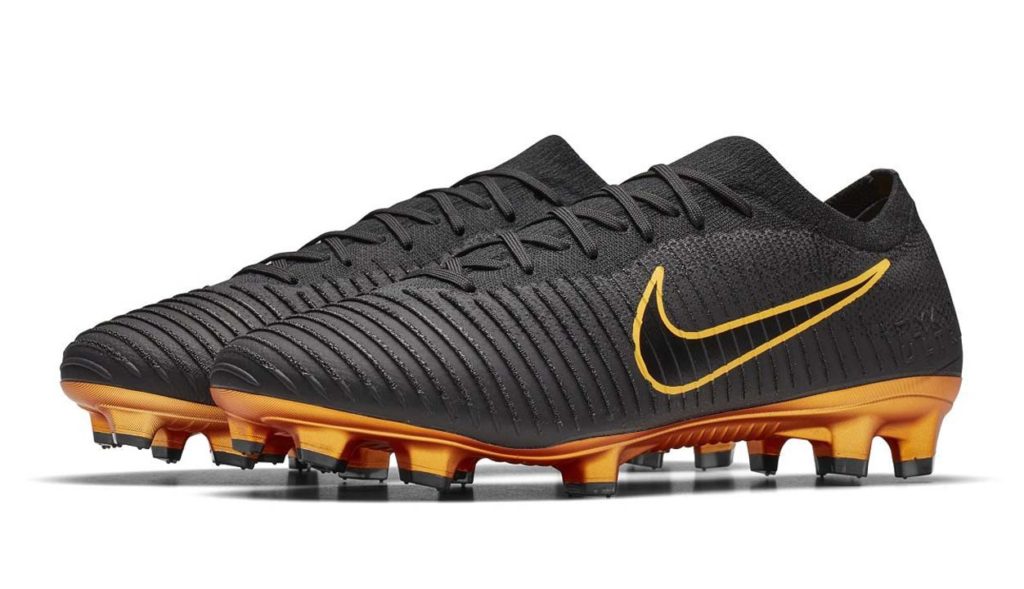 Nike Mercurial Vapor Flyknit Ultra gold black