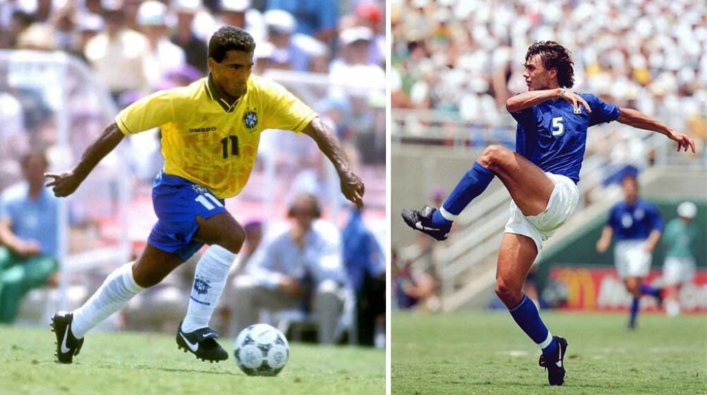 Romário a Paolo Maldini 1994 world cup, Nike Tiempo Premier