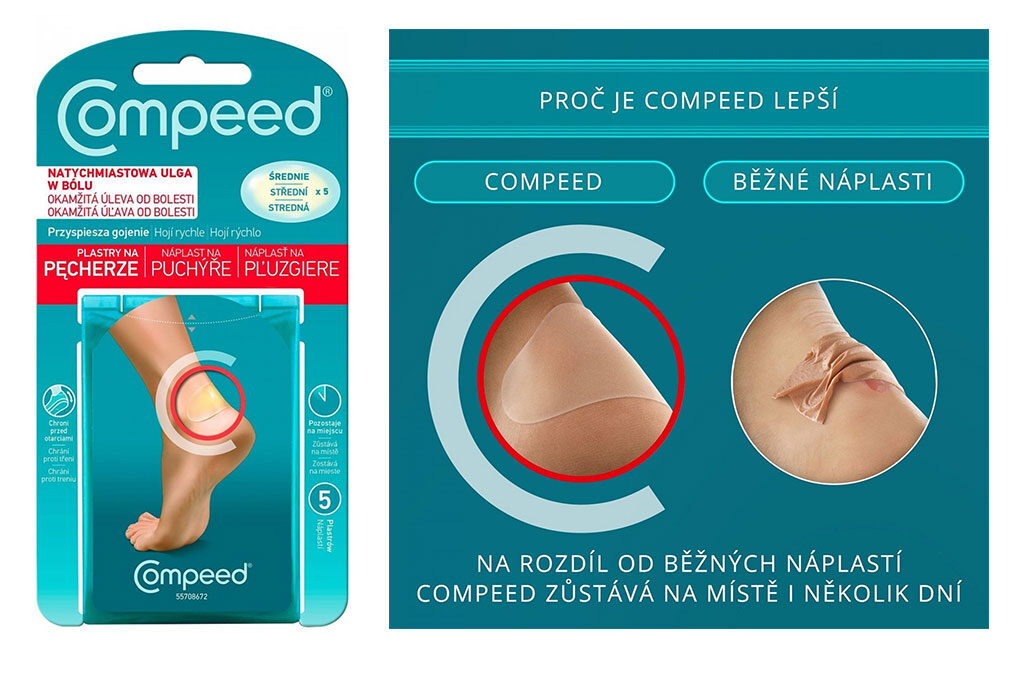 Compeed náplasti na puchýře