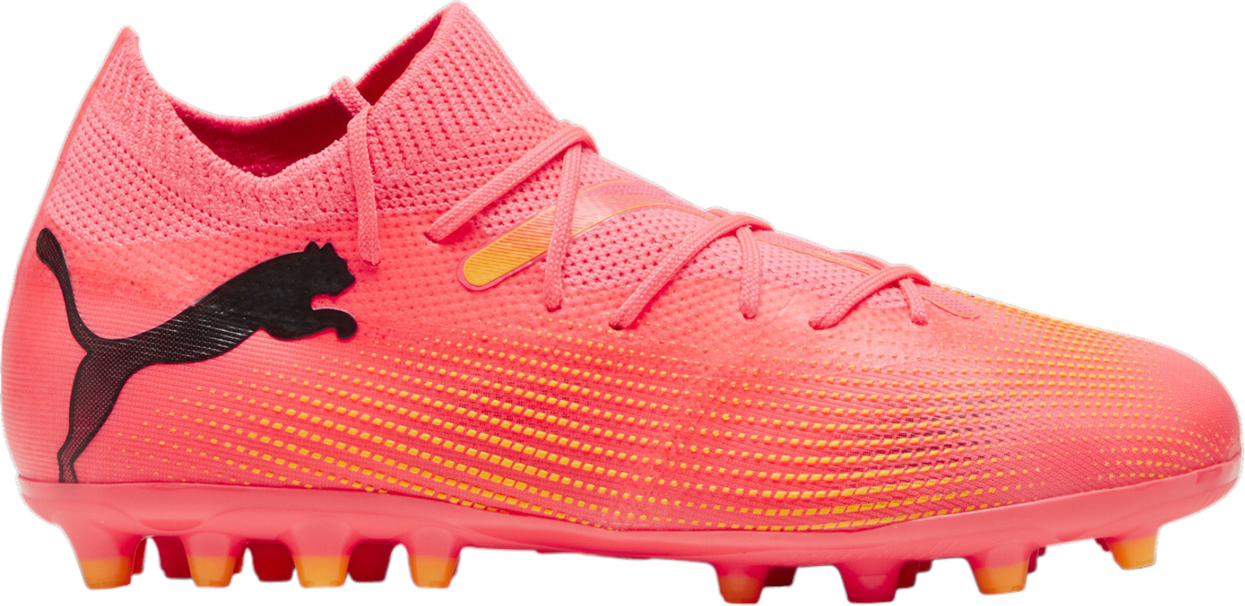 Kopačky Puma FUTURE 7 MATCH MG Jr oranžová
