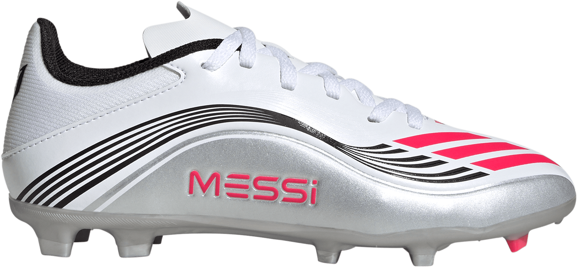 Kopačky adidas F50 MESSI LEAGUE FG/MG J bílá