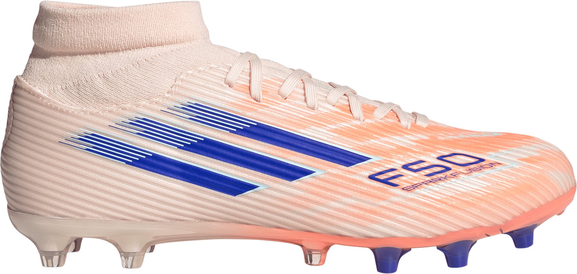 Kopačky adidas F50 Sparkfusion League Mid FG/AG Women oranžová