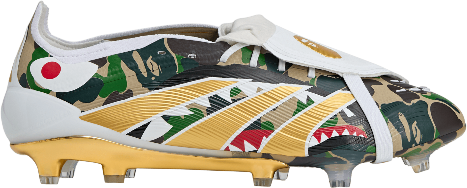 Kopačky adidas x BAPE Predator Elite Fold Over Tongue FG zelená