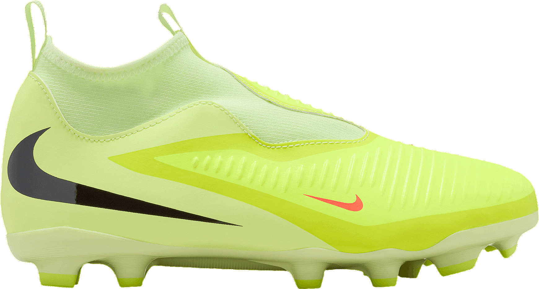 Kopačky Nike JR PHANTOM 6 HIGH ACADEMY FG/MG zelená