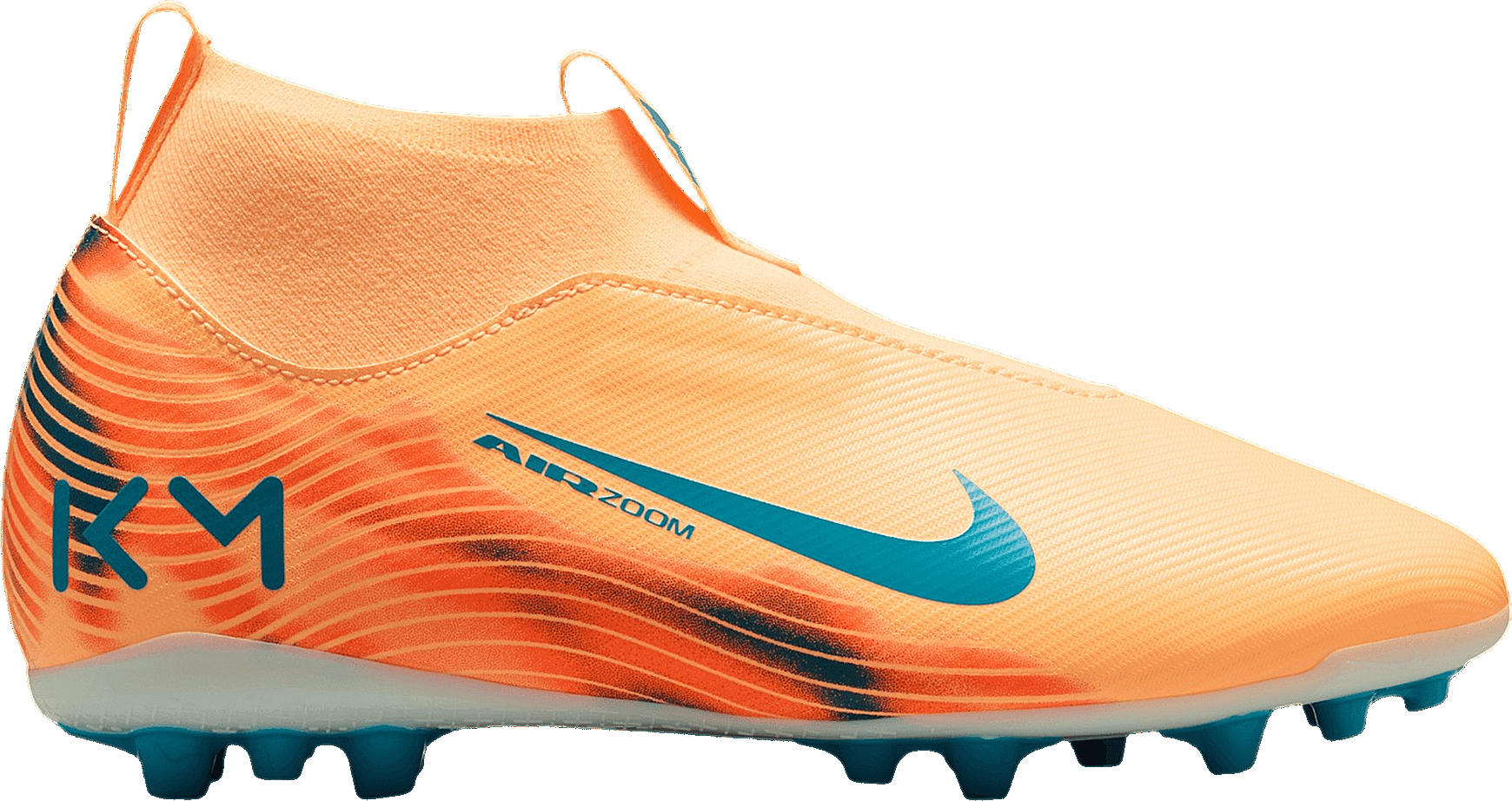 Kopačky Nike Zoom Mercurial Superfly 10 Academy "Kylian Mbappé" AG Kids oranžová