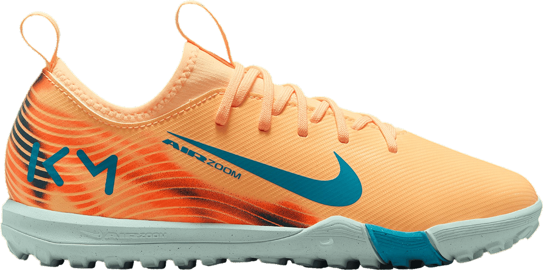 Kopačky Nike Zoom Mercurial Vapor 16 Academy "Kylian Mbappé" TF kids oranžová