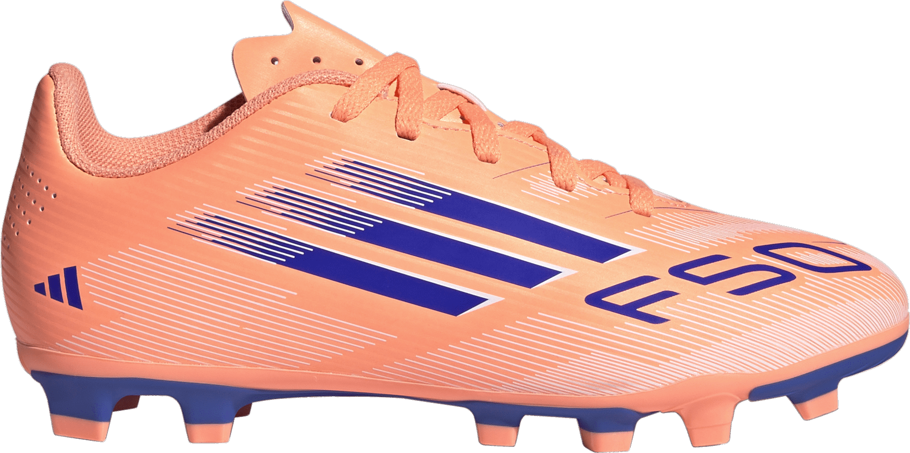 Kopačky adidas F50 Club FG/AG Kids oranžová
