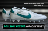 Jedny z posledních kožených kopaček Nike